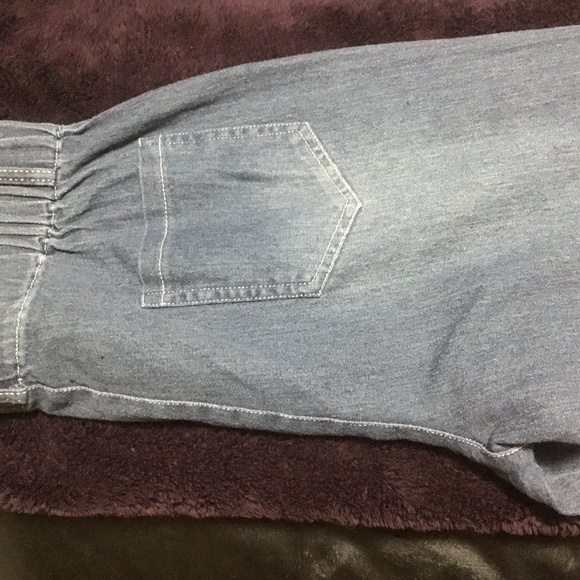 Women’s Jeans (Med) Drawn String Straight Leg - Picture 4 of 7
